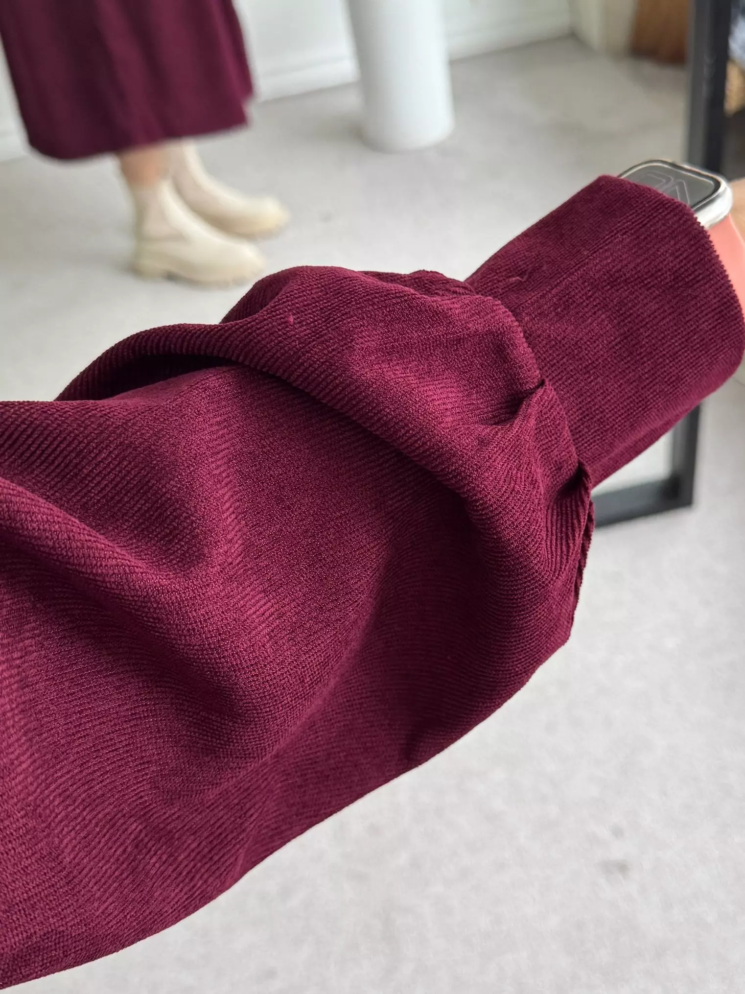 مانتو پیراهنی دو جیب